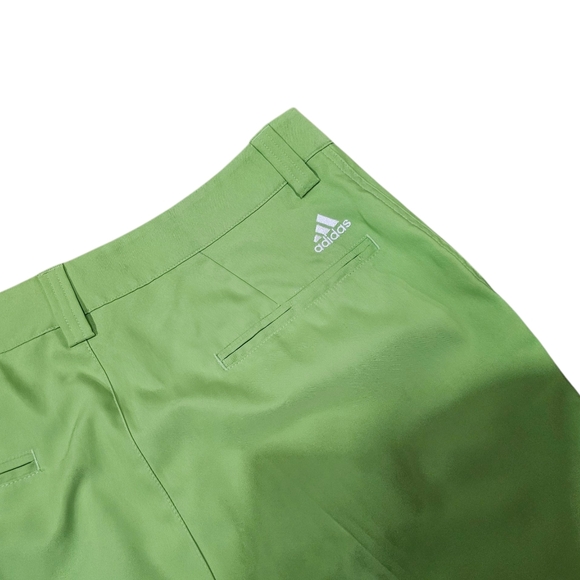 Adidas Climalite Golf Shorts Men’s Size 32 Green Performance Activewear - Picture 3 of 4